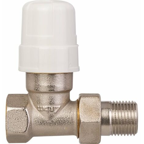 Robinet thermostatique droit avec pré-réglage (1/2)