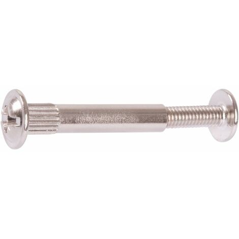 Hettich – Vis de connexion en acier zingué 48mm – Longueur 26-44mm – Tête fraisée bombée – Pour assemblage caissons de meubles