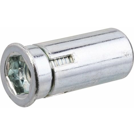 Ing Fixation – Cheville d'ancrage métal fixalu M6 – 10 pièces – Diamètre perçage 12,5 mm – Longueur 23 mm pour parois métalliques fines