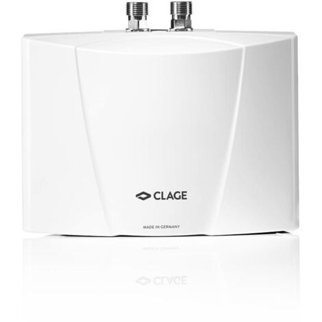 Clage – Chauffe-eau instantané 4,4 kW 230V – Débit 2,5 L/min – Installation sous évier – 1500160043