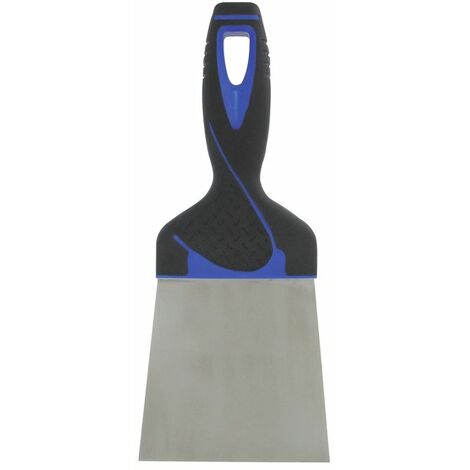 Couteau à enduire inox - Outibat - Manche bi-matière - Largeur 10 cm