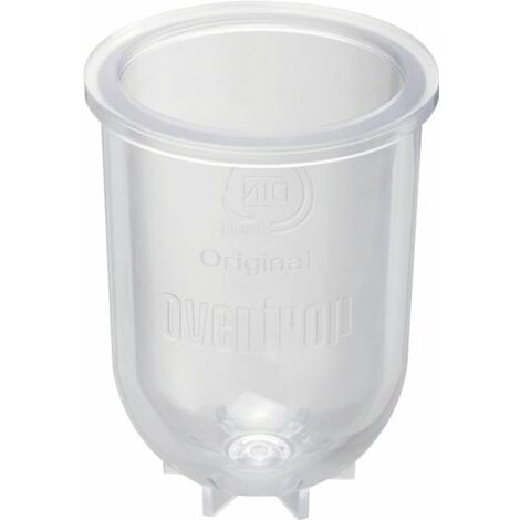 Oventrop – Godet plastique transparent pour filtre à fioul – Cuve 1 unité – Spécial filtration fioul – Dimensions optimales pour systèmes chauffage central