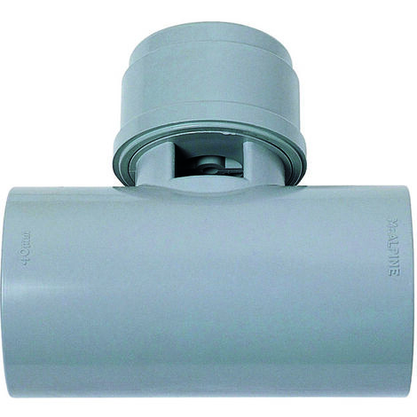 Wirquin – Raccord d'évacuation PVC en T à coller – Diamètre 40 mm – Pour évacuation optimale des eaux usées – Installation facile (1/5)