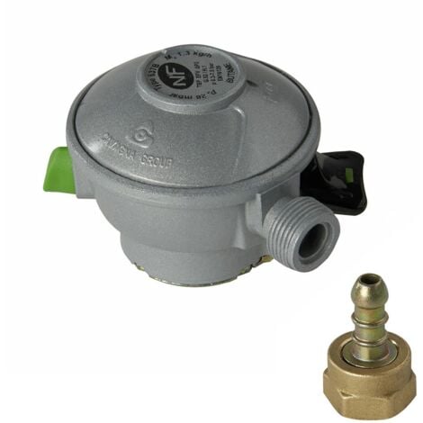 Détendeur gaz butane à sécurité - Pour bouteille Elf-Malice, Twiny