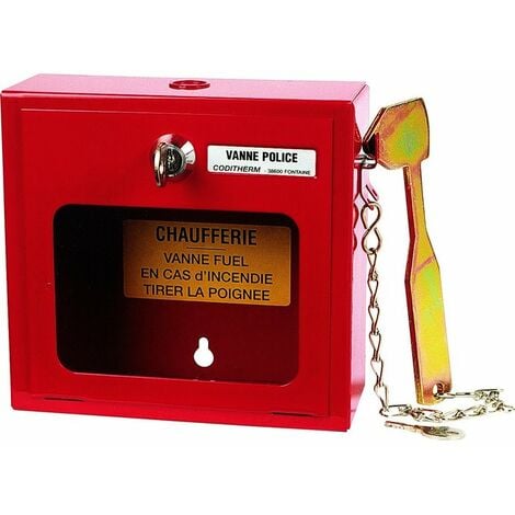 Coffret vanne police avec serrure - Coditherm