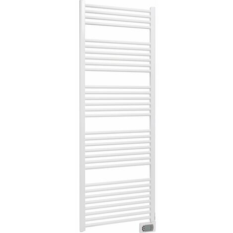 Irsap – Sèche-serviette électrique 750W blanc – Acier avec programmation hebdomadaire – Diffusion de chaleur uniforme – PRL060G01A401NNN