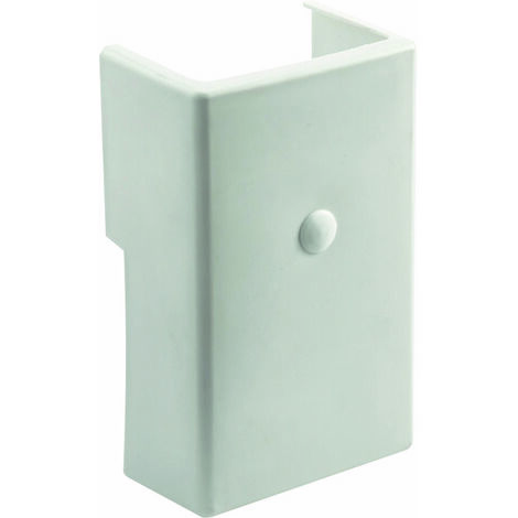 Riquier – Cache radiateur en PVC 1,5 m blanc – Finition esthétique pour tuyaux de chauffage – Protection durable et soignée
