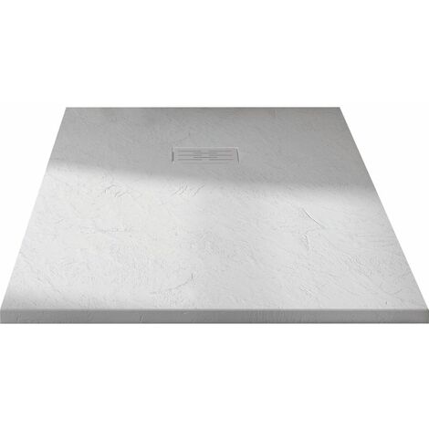 Kinedo – Receveur de douche à poser 120 x 90 cm – Extra plat 3 cm – Matière Biolex – Adhérence classe C – Bonde 24 l/min incluse (1/6)