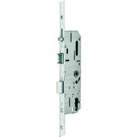 Vachette – Serrure à larder 3 rouleaux Axe 40 mm droite – 5 points de fermeture – Coffre en acier galvanisé – 13464000 (1/3)