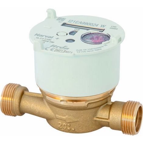 Compteur eau divisionnaire Narval Combiné EF/ECS - Calibre 15 mm - Compteur d'eau chaude et eau froide NARVAL + combiné