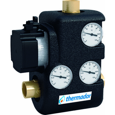 Thermador – Combi thermovar avec circulateur électronique – Débit 2,8 m³/h – Pression 10 bars – Filetage F 1'1/4 pour installations professionnelles