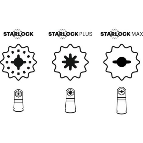 Fein 50x E-Cut Precision lame de scie HCS Starlock 50 mm - 63502233250