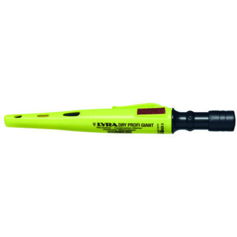 Portemine Dry Profi Giant – Mine effaçable rétractable 15cm – Taille-mine intégré – Pour bois, métal, plastique, céramique, verre – Lyra