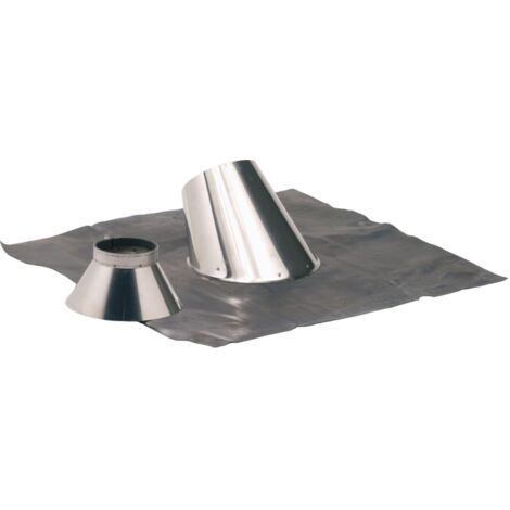Solin et collet avec bavette - TEN- DUOTEN - 30 degrés à 45 degrés - Diamètre 80/130 mm (1/2)