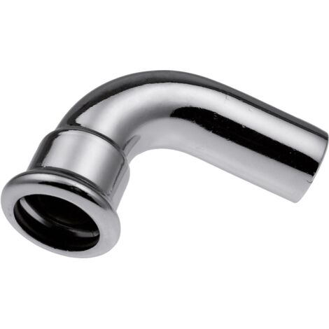 Raccord coudé 90  degrés à sertir - Xpress Carbone - Aalberts integrated piping systems - Diamètre FM 15 mm (1/5)