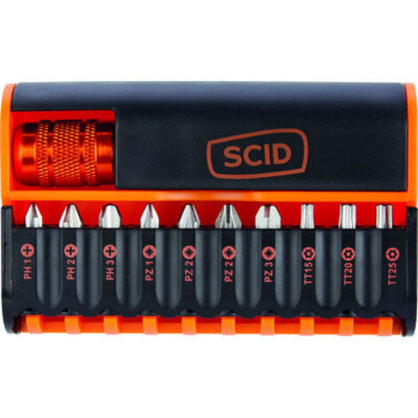 Coffret d'embouts de vissage torsion - SCID - 11 pièces (1/5)