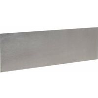 Plinthe de bas de porte Plate Inox satiné - Duval - 930x250 adhésif