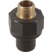 Raccord droit - GIRPI - HTA - PVC - M1'1/4 - Fdiamètre40mm
