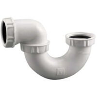 Valentin – Siphon de baignoire orientable 1''1/2 – Sortie orientable 360° – Diamètre 40 mm – Encombrement 123 mm