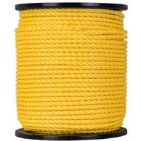 Cordage polypropylène Corderies Tournonaises - 3 torons - 160 m x 8 mm