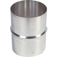 TEN – Jonction aluminium 125 mm pour VMC simple flux – Raccord droit pour gaine électrique ICTA – Température maximale de fonctionnement élevée