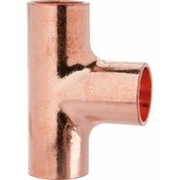 Raccord cuivre en T à souder - Femelle - diamètre 15 mm