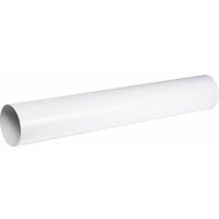 Ariston Group – Tube d'évacuation PVC 150 mm – Longueur 1 m – Pour ballon d'eau chaude – Usage en milieu humide