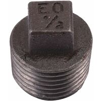 Bouchon acier noire à visser - M 3/4' - 291