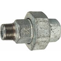 Raccord union fonte galva droit à visser - MF 1' - N° 341