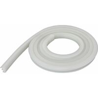 Novellini – Joint horizontal d'étanchéité pour paroi de douche fixe – Longueur 165 cm – PVC flexible – Installation facile sans outil