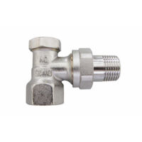 Coude de réglage Combi 2 – Raccord radiateur 1/2' femelle – Pour installations de chauffage – Compatible avec systèmes Oventrop