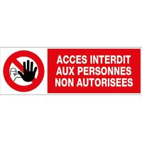 Panneaux information / obligation divers Novap - Accès interdit aux PNA
