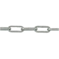 Chaîne en acier zingué 25m – Maille longue 26 x 5.8mm – Charge maxi 55kg – Soudée droite DIN 5685C – Chapuis