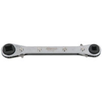 KS Tools - Clé à cliquet réversible 4 en 1 pour climatisation - 130.0122