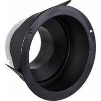 Anjos Ventilation – Manchon placo 3 griffes – Raccord plastique spécial plaque de plâtre – Ø 125/80 mm pour bouvhe VMC