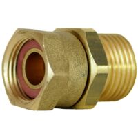 Favex – Raccord gaz intermédiaire à visser M15X21/F20X150 – Type mâle-femelle – Laiton – Pour butane et propane