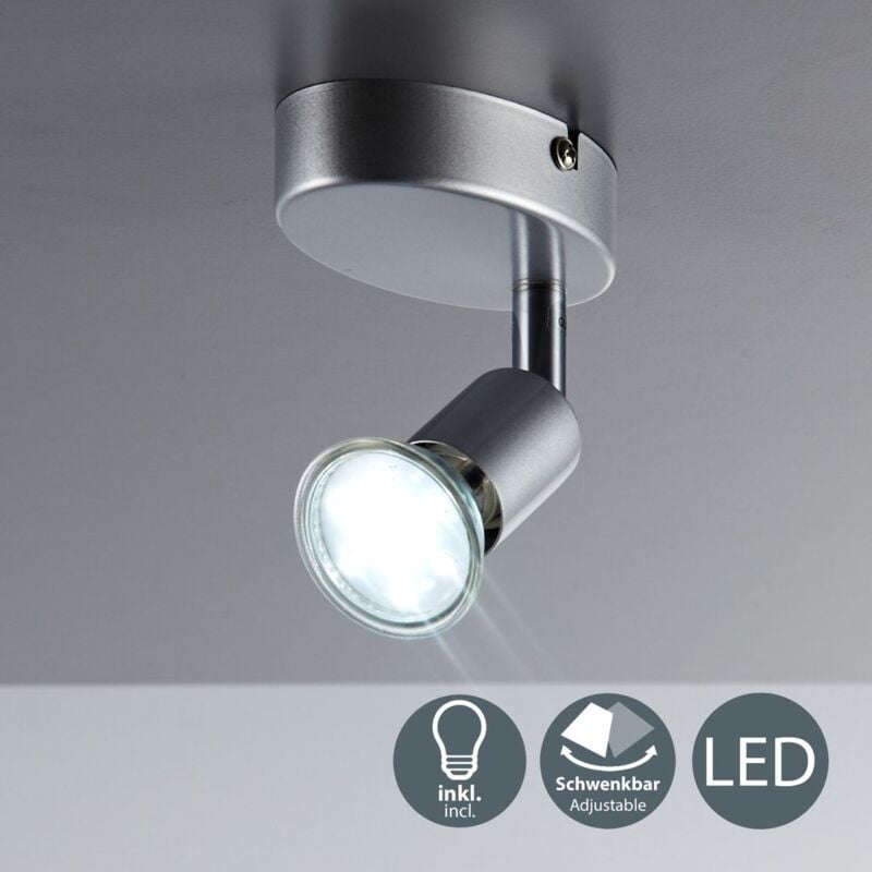 Projecteur LED Extérieur ZAMBELIS D60 Pour Ampoule LED GU10 IP54 Noir