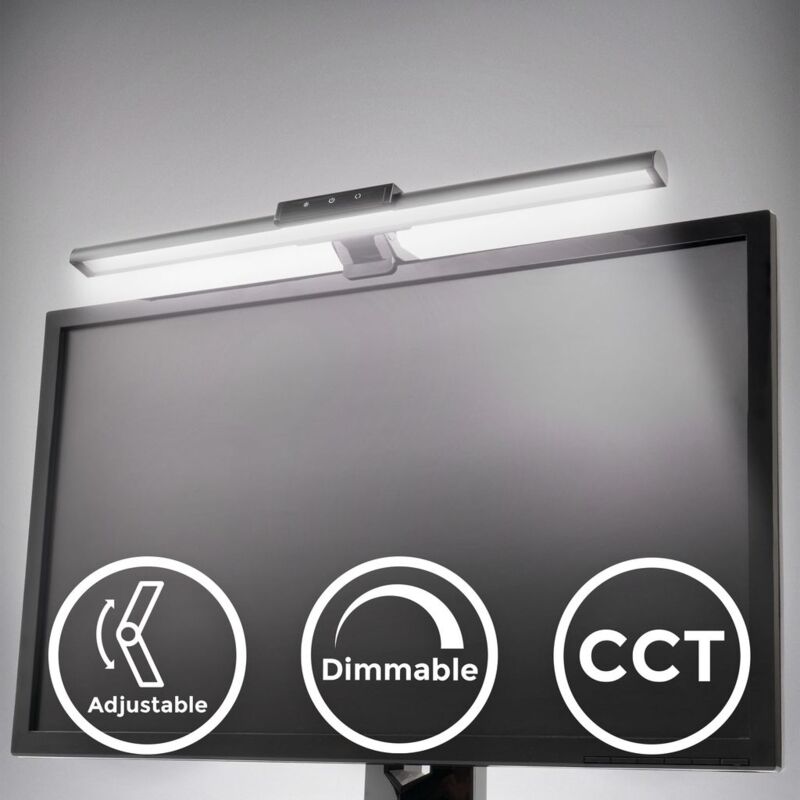 Lampe LED pour écran moniteur 5W USB Type-C 5V Maclean MCE620.