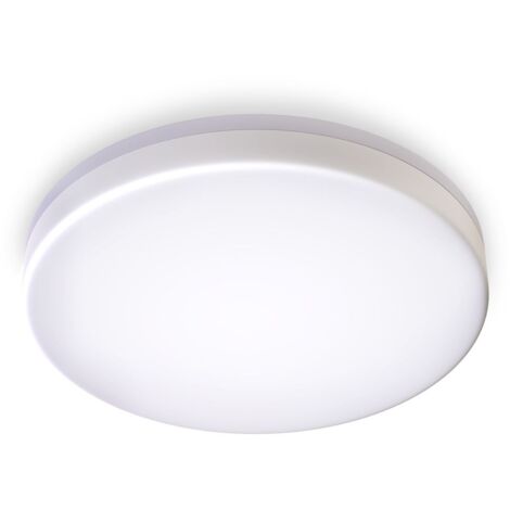 Plafonnier de salle de bain,couloir,cuisine et chambre LVWIT IP54 Plafonnier LED 18W Blanc Neutre 4000K