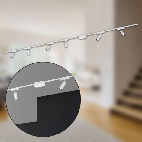 Briloner Rail Système De Rail, Combinable, Accessoires, Blanc, 141 X 8 2 X 5 5 Cm 95383845