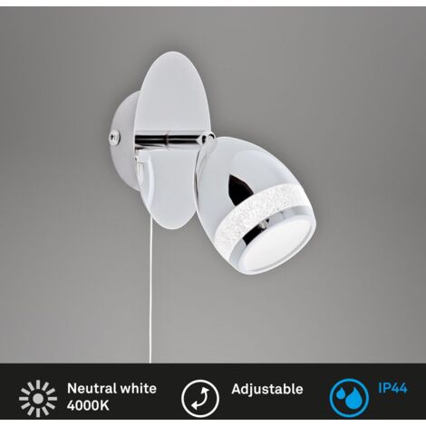 Auxmir Applique Murale Interieur, Lampe Murale Touche Led Avec 5 Nivede