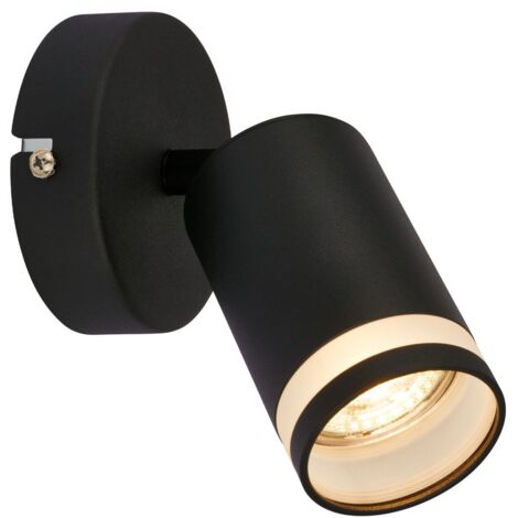 Briloner Rub Applique intérieure, Orientable, Application acrylique, Noir, 16 x 8 x 8 cm (1/5)