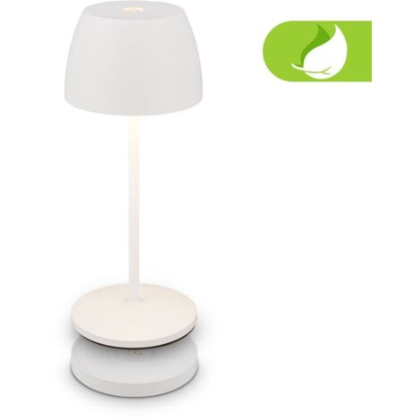 Briloner JUNA Lampe de table sans fil IP44, variateur, tactile Briloner JUNA Lampe de table sans fil IP44, variateur, tactile