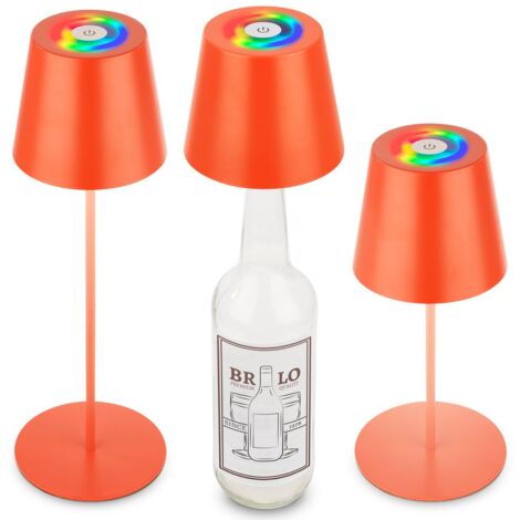 Lampe de table LED Lampe de table LED rechargeable Dimmable sans fil Terrasse RGB Touch (1/5)