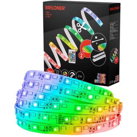 Pimp Your Stripe Starterset LED Strip 2m, RGB+W, Fernbedienung