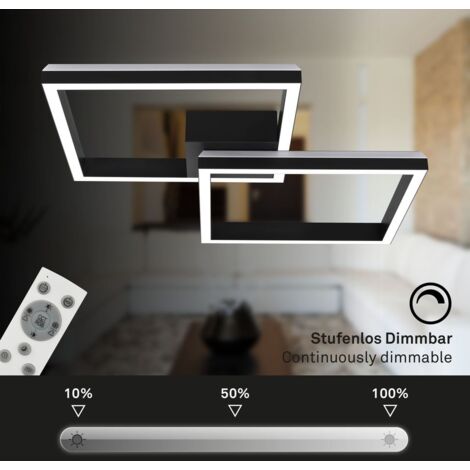 Applique Murale BRILONER - Style Rétro Avec Bois - LED GU10 - Noir - 90x85mm - Pour Salon, Chambre, Couloir