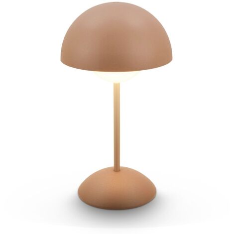 BRILONER - Lampe de table sans fil LED IP44 avec fonction tactile, à intensité variable, lampe de chevet sans fil, de salon à poser, lampe chevet, 16 x 29 cm, coffee (1/5)