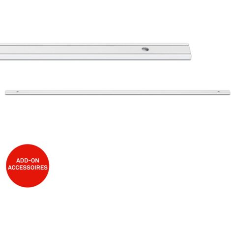 Briloner Luxtrail Système de rail, accessoires, composant d'extension, blanc, 1 m (1/5)