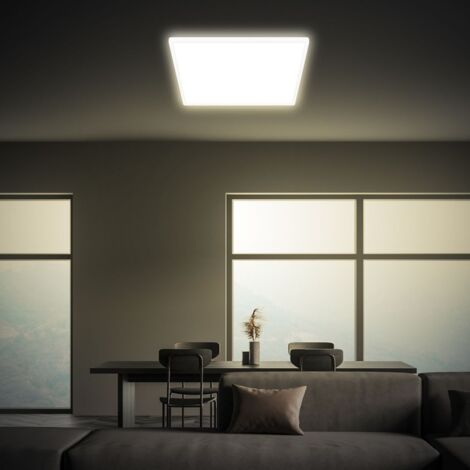 Plafonnier LED Rond 21W Blanc Neutre - 30cm Plat - Briloner - Pour Toutes Les Pièces De La Maison