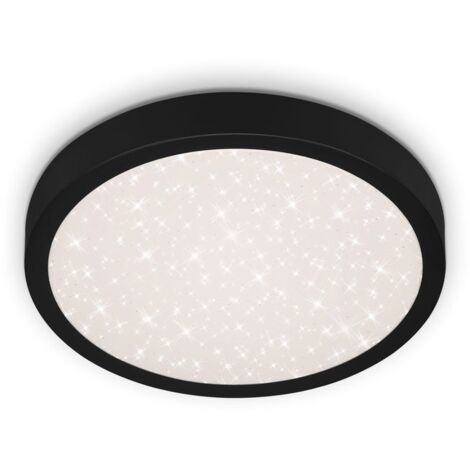 vidaXL Plafonniers avec ciel étoilé Noir 38 cm Tissu E27 (E27